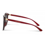 Dolce & Gabbana - Double Line Sunglasses - Burgundy - Dolce & Gabbana Eyewear