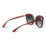 Dolce & Gabbana - Double Line Sunglasses - Burgundy - Dolce & Gabbana Eyewear