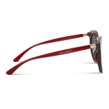 Dolce & Gabbana - Double Line Sunglasses - Burgundy - Dolce & Gabbana Eyewear