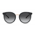 Dolce & Gabbana - Double Line Sunglasses - Black - Dolce & Gabbana Eyewear