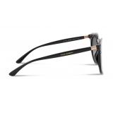 Dolce & Gabbana - Double Line Sunglasses - Black - Dolce & Gabbana Eyewear