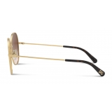 Dolce & Gabbana - Slim Sunglasses - Gold Brown - Dolce & Gabbana Eyewear