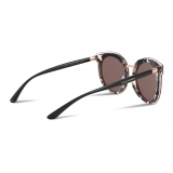 Dolce & Gabbana - Double Line Sunglasses - Black Pink - Dolce & Gabbana Eyewear