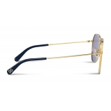 Dolce & Gabbana - Slim Sunglasses - Gold Blue - Dolce & Gabbana Eyewear