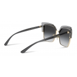 Dolce & Gabbana - Double Line Sunglasses - Grey Gold - Dolce & Gabbana Eyewear