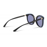 Dolce & Gabbana - Double Line Sunglasses - Blue Black - Dolce & Gabbana Eyewear