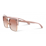 Dolce & Gabbana - Double Line Sunglasses - Pink Gold - Dolce & Gabbana Eyewear