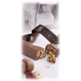 Vincente Delicacies - Crunchy Nougat Pieces with Sicilian Hazelnuts and Covered with Pure Milk Chocolate - Matador Crystal Box