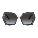 Dolce & Gabbana - DG Monogram Sunglasses - Grey - Dolce & Gabbana Eyewear