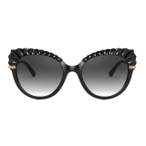 Dolce & Gabbana - Occhiale da Sole Plisse - Nero - Dolce & Gabbana Eyewear