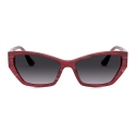 Dolce & Gabbana - Occhiale da Sole DG Monogram - Bordeaux - Dolce & Gabbana Eyewear