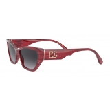 Dolce & Gabbana - Occhiale da Sole DG Monogram - Bordeaux - Dolce & Gabbana Eyewear