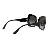 Dolce & Gabbana - Occhiale da Sole DG Monogram - Nero - Dolce & Gabbana Eyewear