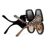 Dolce & Gabbana - Occhiale da Sole Up & Down - Stampa Animalier - Dolce & Gabbana Eyewear