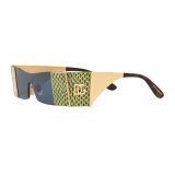 Dolce & Gabbana - Sicilian Jungle Sunglasses - Green - Dolce & Gabbana Eyewear