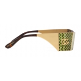 Dolce & Gabbana - Sicilian Jungle Sunglasses - Green - Dolce & Gabbana Eyewear