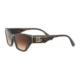 Dolce & Gabbana - DG Monogram Sunglasses - Havana - Dolce & Gabbana Eyewear