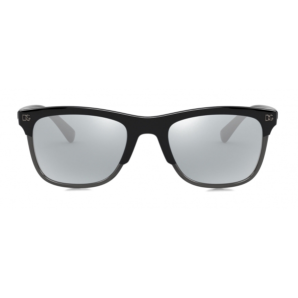 Dolce & Gabbana - DG Monogram Sunglasses - Grey Black - Dolce & Gabbana Eyewear