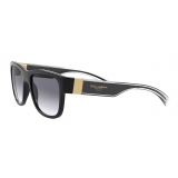 Dolce & Gabbana - Step Injection Sunglasses - Black - Dolce & Gabbana Eyewear