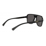 Dolce & Gabbana - Occhiale da Sole Step Injection - Grigio Nero - Dolce & Gabbana Eyewear