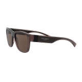 Dolce & Gabbana - Step Injection Sunglasses - Brown Black - Dolce & Gabbana Eyewear