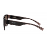 Dolce & Gabbana - Step Injection Sunglasses - Brown Black - Dolce & Gabbana Eyewear