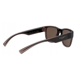 Dolce & Gabbana - Occhiale da Sole Step Injection - Marrone Nero - Dolce & Gabbana Eyewear