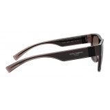 Dolce & Gabbana - Step Injection Sunglasses - Brown Black - Dolce & Gabbana Eyewear