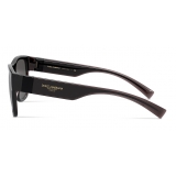 Dolce & Gabbana - Step Injection Sunglasses - Grey Black - Dolce & Gabbana Eyewear