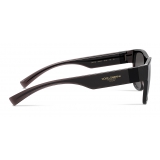 Dolce & Gabbana - Step Injection Sunglasses - Grey Black - Dolce & Gabbana Eyewear