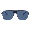 Dolce & Gabbana - Step Injection Sunglasses - Blue Black - Dolce & Gabbana Eyewear