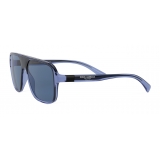 Dolce & Gabbana - Step Injection Sunglasses - Blue Black - Dolce & Gabbana Eyewear