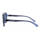 Dolce & Gabbana - Step Injection Sunglasses - Blue Black - Dolce & Gabbana Eyewear