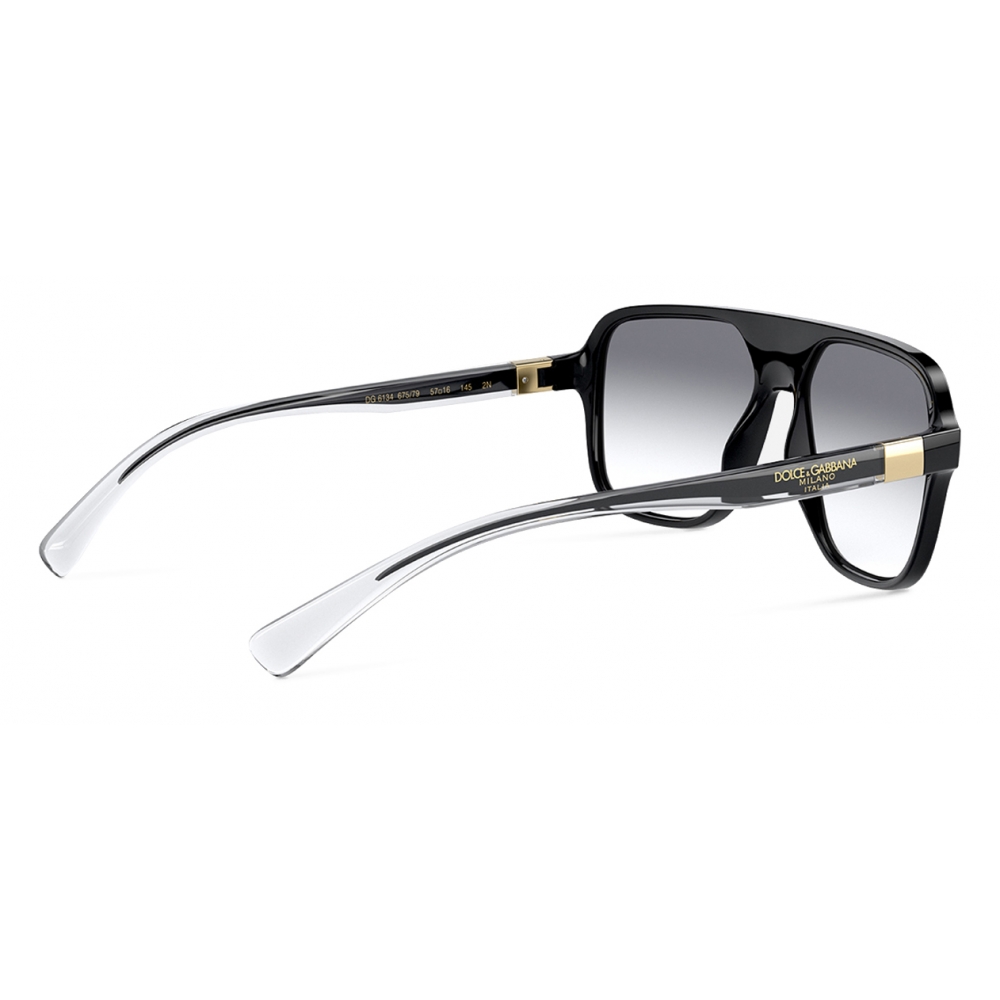 Dolce & Gabbana - Step Injection Sunglasses - Black - Dolce & Gabbana ...
