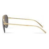 Dolce & Gabbana - Gros Grain Sunglasses - Gold Matt Black - Dolce & Gabbana Eyewear