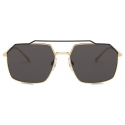 Dolce & Gabbana - Gros Grain Sunglasses - Gold Black - Dolce & Gabbana Eyewear