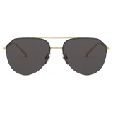 Dolce & Gabbana - Gros Grain Sunglasses - Gold Matt Black - Dolce & Gabbana Eyewear
