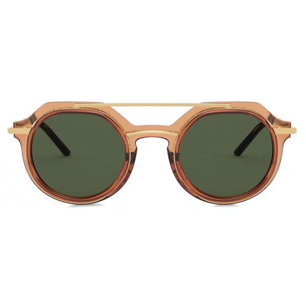 Dolce & Gabbana - Slim Sunglasses - Transparent Amber - Dolce & Gabbana Eyewear