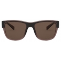 Dolce & Gabbana - Step Injection Sunglasses - Brown Black - Dolce & Gabbana Eyewear