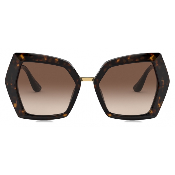 Dolce & Gabbana - DG Monogram Sunglasses - Havana - Dolce & Gabbana Eyewear