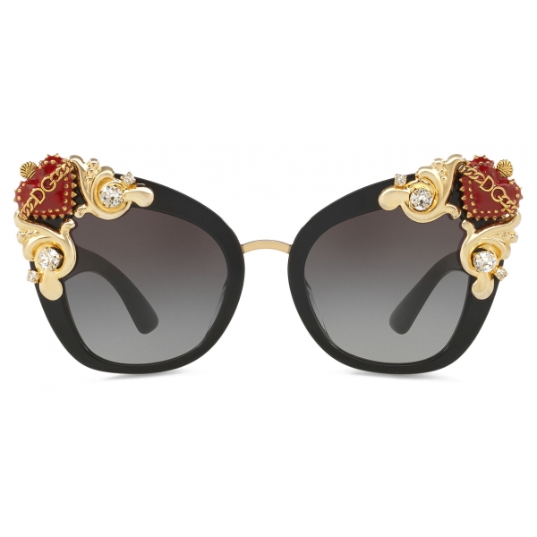 Dolce & Gabbana - All The Lovers Sunglasses - Black - Dolce & Gabbana Eyewear