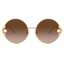 Dolce & Gabbana - Filigree & Pearls Sunglasses - Gold - Dolce & Gabbana Eyewear