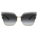 Dolce & Gabbana - Double Line Sunglasses - Grey Gold - Dolce & Gabbana Eyewear