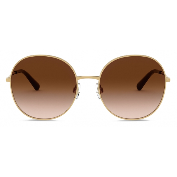 Dolce & Gabbana - Slim Sunglasses - Gold Brown - Dolce & Gabbana Eyewear