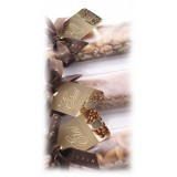Vincente Delicacies - Crunchy Nougat Bar with Sicilian Almonds - Eros - Opal Ribbon Flow-Pack