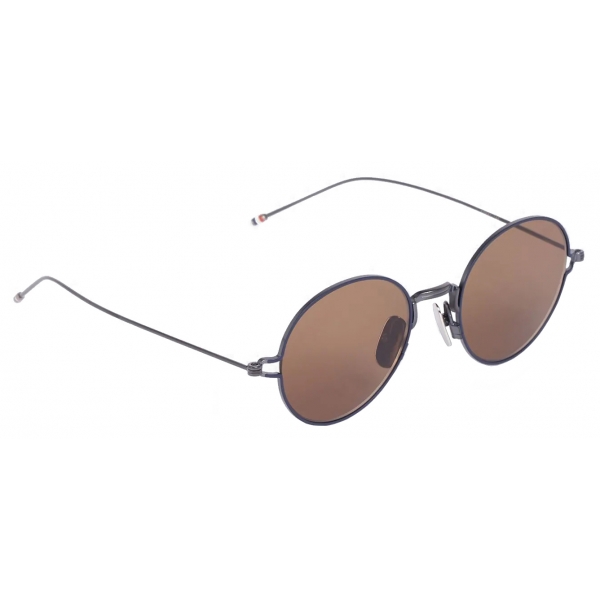 Thom Browne - Black Round Sunglasses - Thom Browne Eyewear