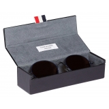 Thom Browne - Black Round Sunglasses - Thom Browne Eyewear