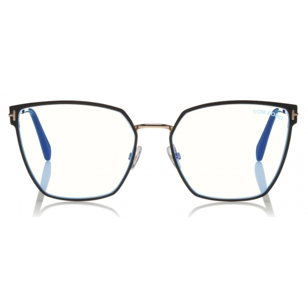 Tom Ford - Square Opticals Glasses - Square Optical Glasses - Black - FT5574-B - Optical Glasses - Tom Ford Eyewear
