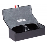 Thom Browne - Silver Rectangular Sunglasses - Thom Browne Eyewear