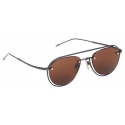 Thom Browne - Brown Aviator Sunglasses - Thom Browne Eyewear